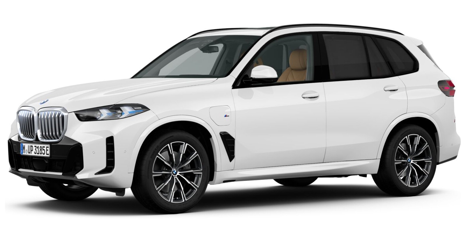 BMW X5 xDrive50e in Weiß von vorne BMW X5 xDrive50e in Weiß von vorne