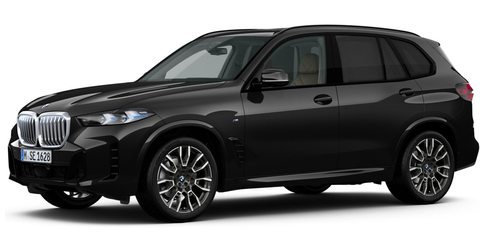 BMW X5 xDrive30d in Schwarz von vorne BMW X5 xDrive30d in Schwarz von vorne