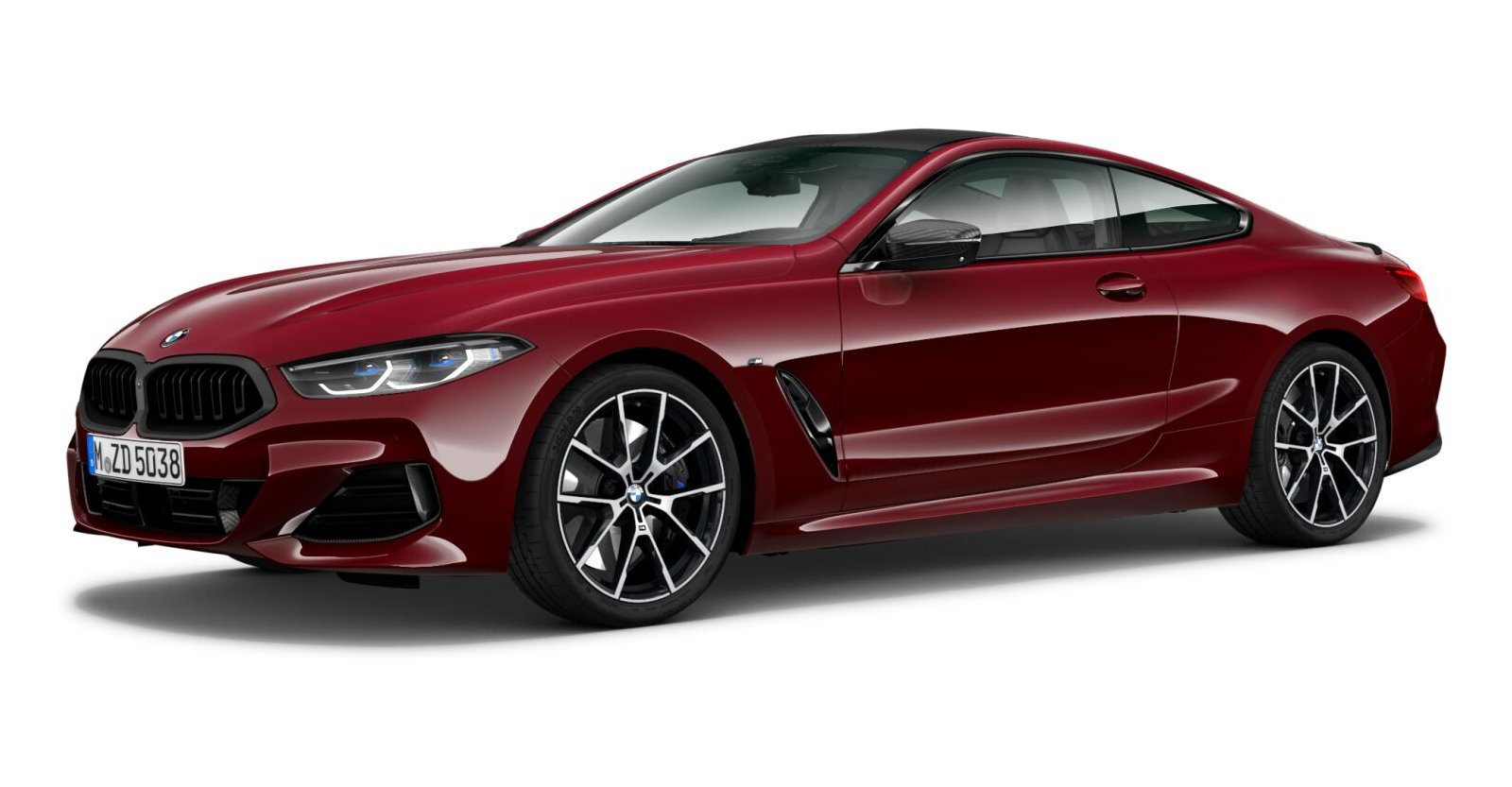 BMW BMW 8er in Rot von vorne BMW BMW 8er in Rot von vorne