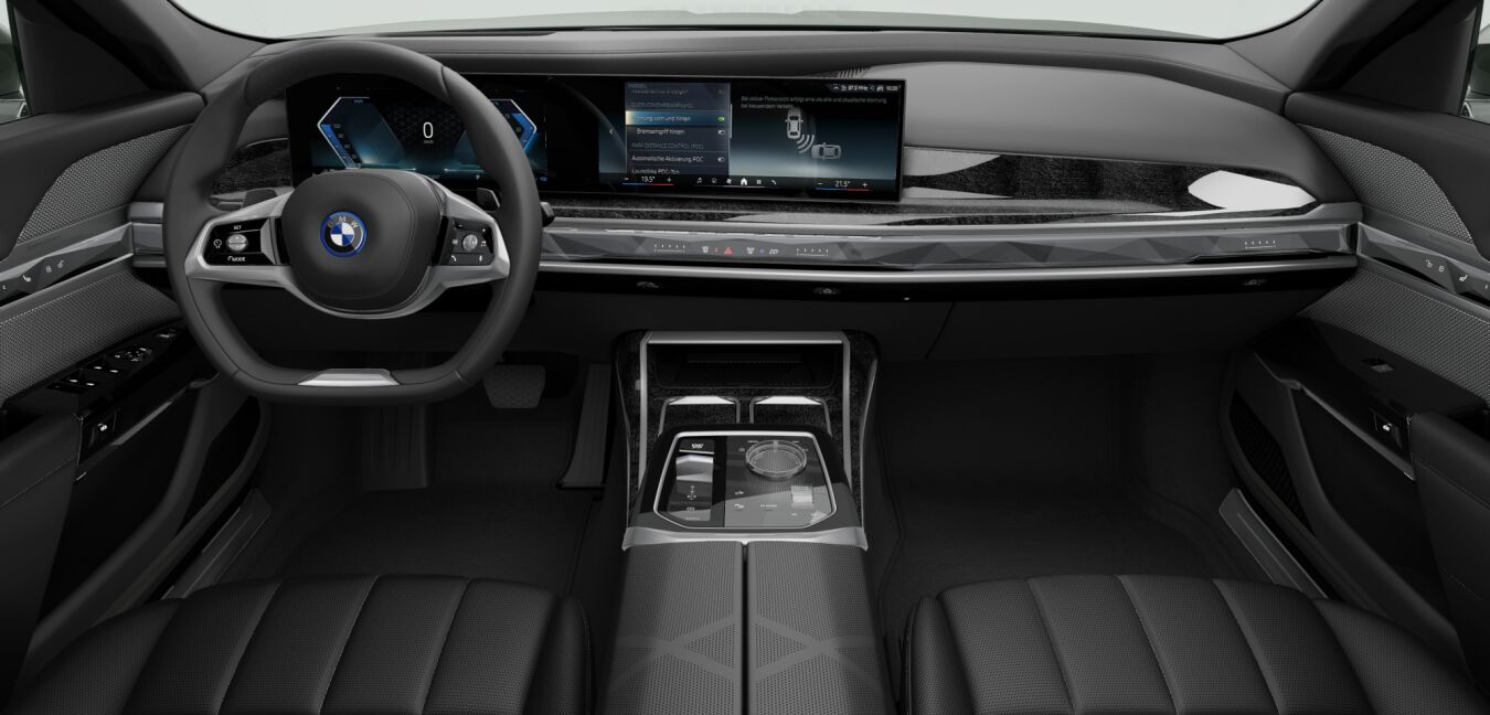 BMW BMW 7er im Innenraum von vorne BMW BMW 7er im Innenraum von vorne