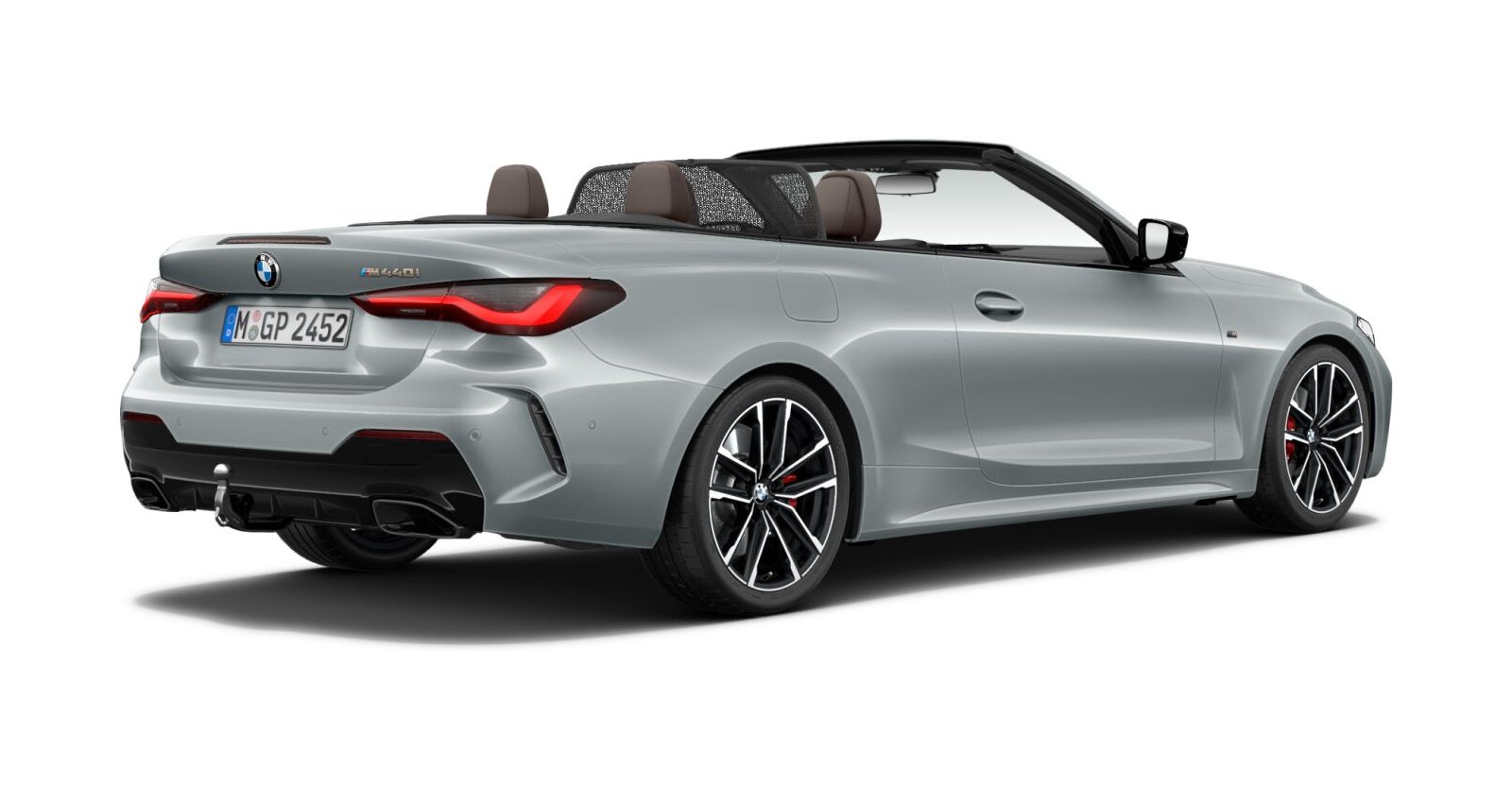 BMW BMW 4er in Grau von hinten