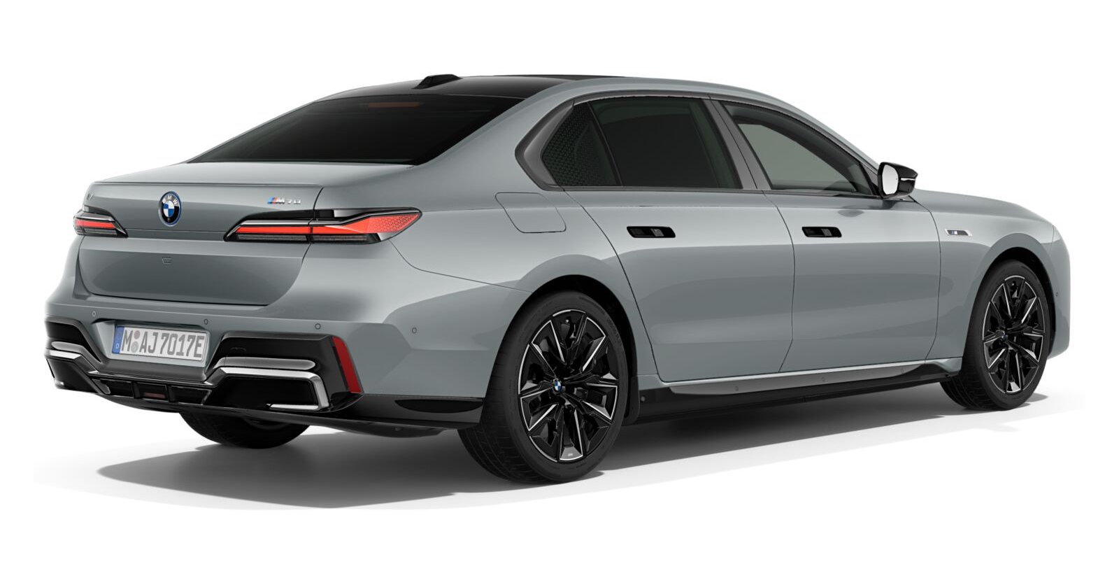 BMW BMW I in Grau von hinten