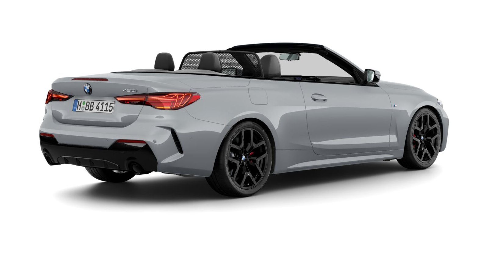 BMW BMW 4er in Grau von hinten BMW BMW 4er in Grau von hinten