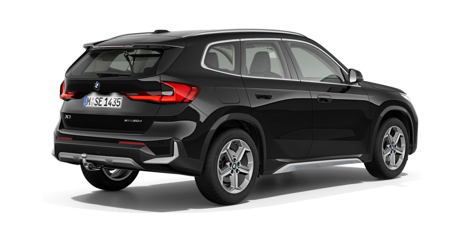 BMW BMW X in Schwarz von hinten BMW BMW X in Schwarz von hinten