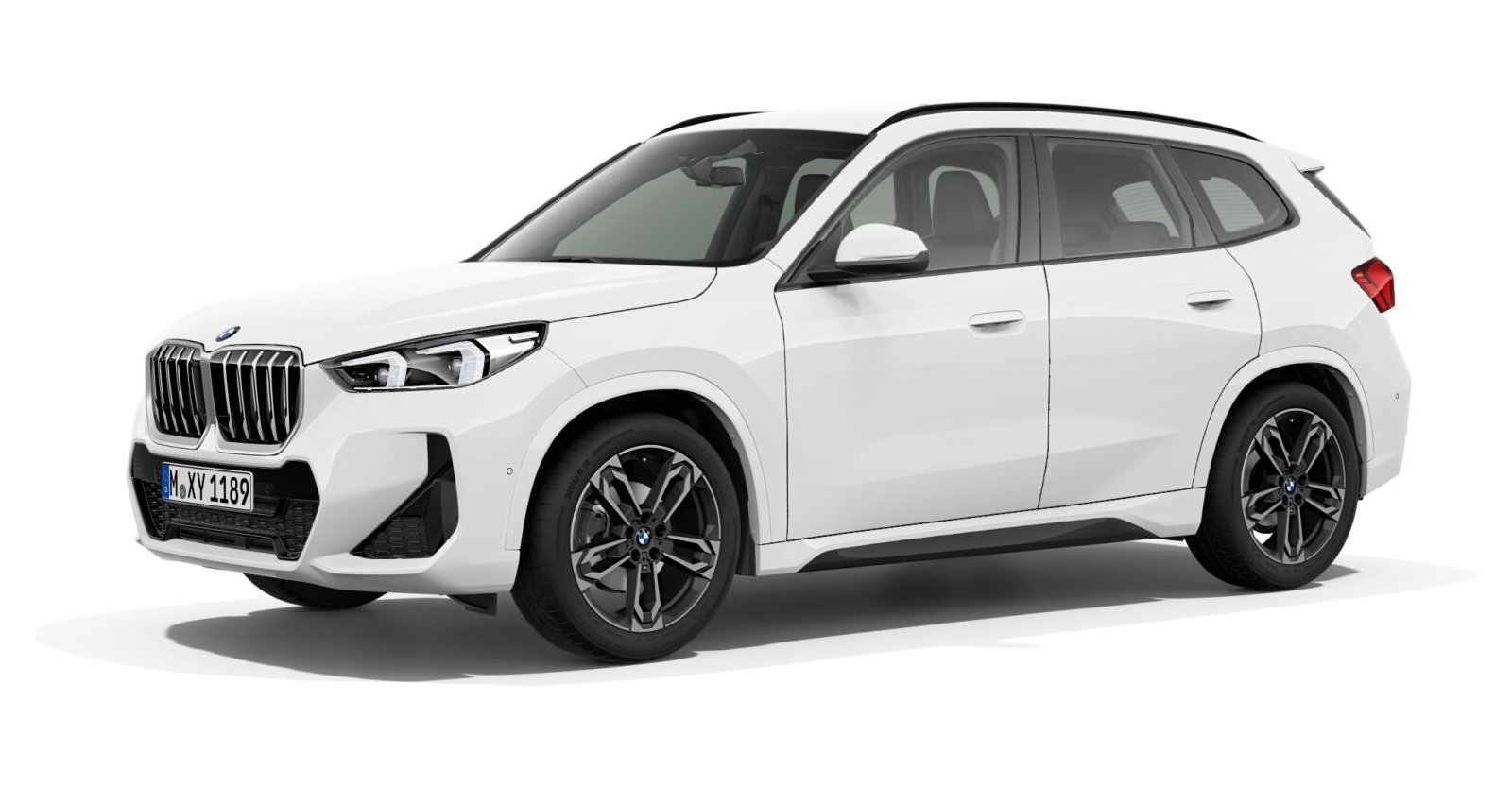 BMW X1 sDrive20i in Weiß von vorne BMW X1 sDrive20i in Weiß von vorne