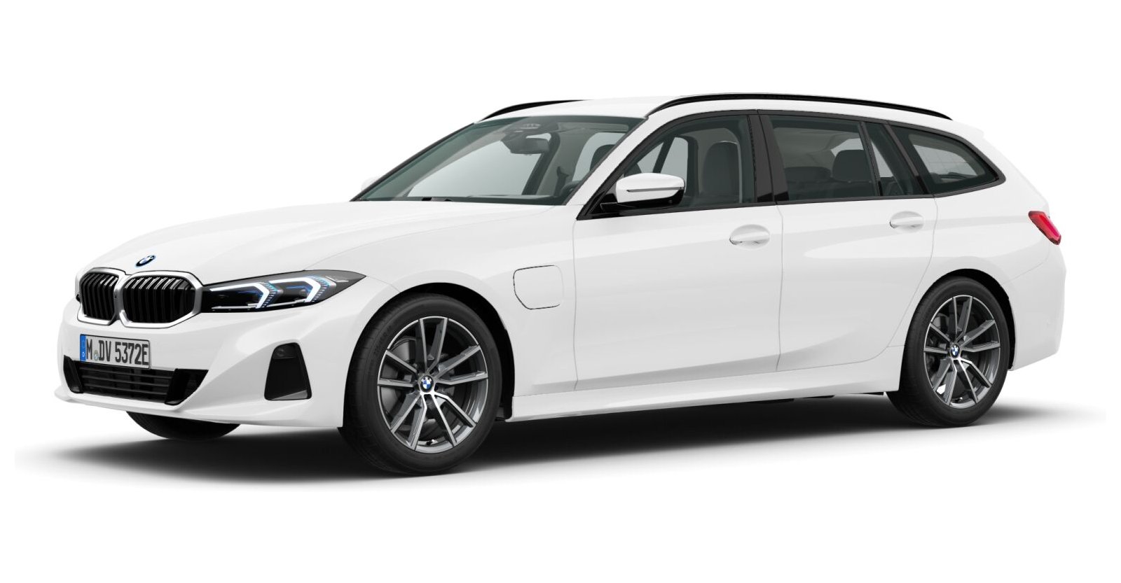 BMW BMW 3er in Weiß von vorne