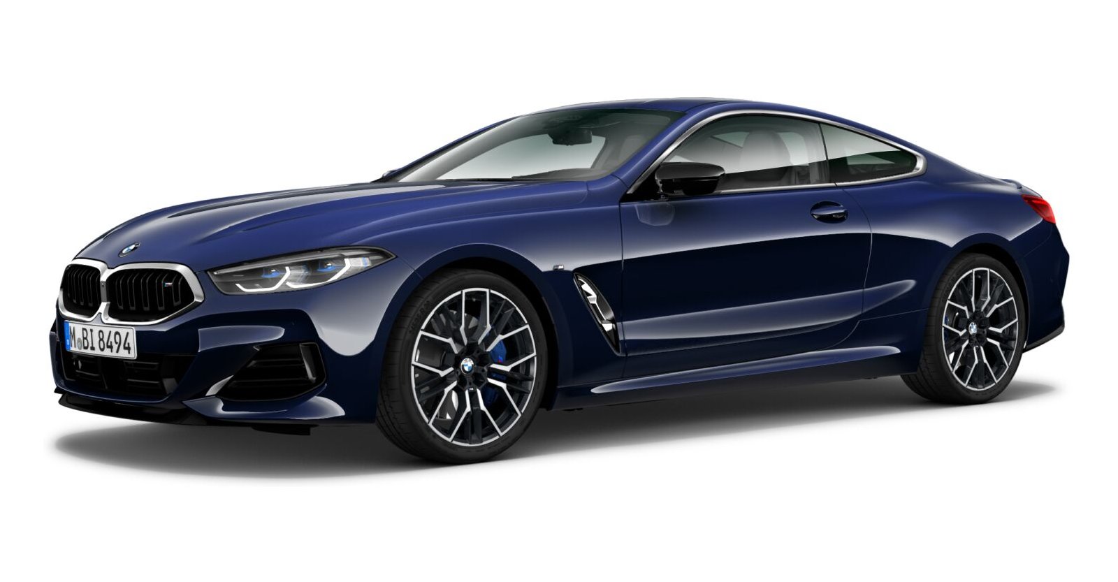 BMW BMW 8er in Blau von vorne BMW BMW 8er in Blau von vorne