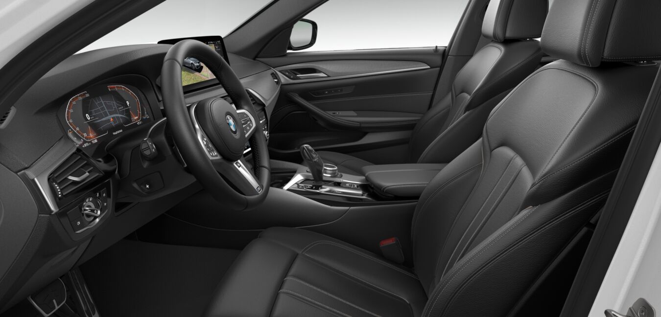 BMW BMW 5er im Innenraum seitlich BMW BMW 5er im Innenraum seitlich