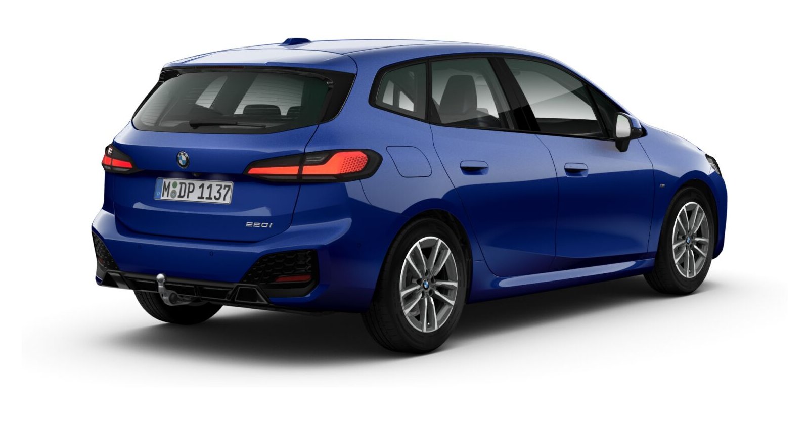 BMW BMW 2er in Blau von hinten BMW BMW 2er in Blau von hinten