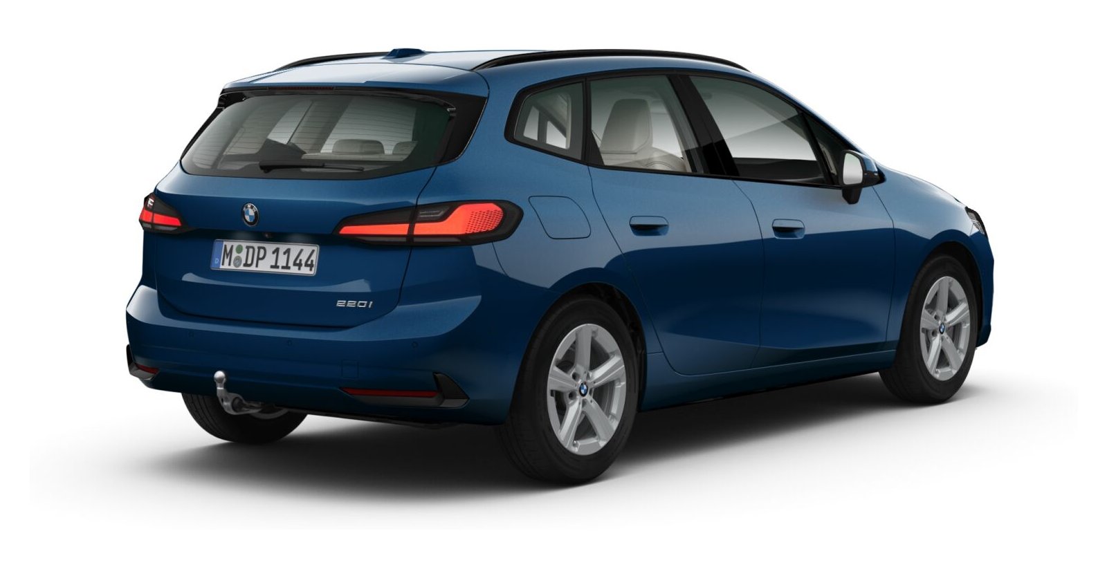 BMW BMW 2er in Blau von hinten