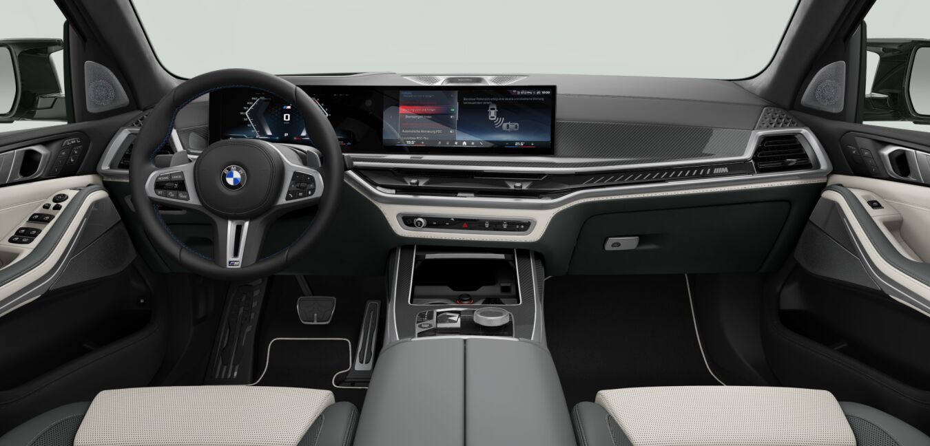 BMW BMW X im Innenraum von vorne