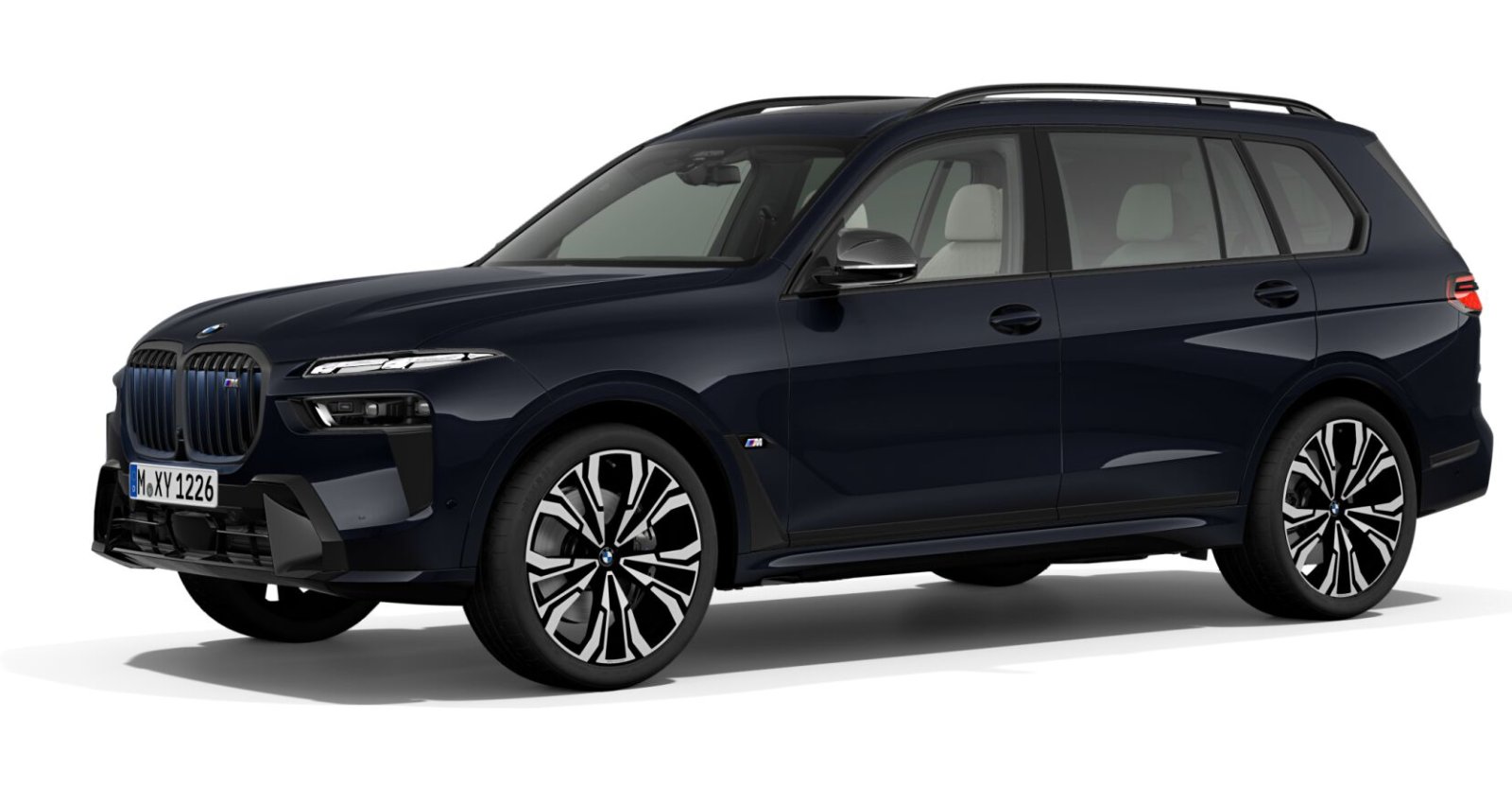 BMW BMW X in Schwarz von vorne