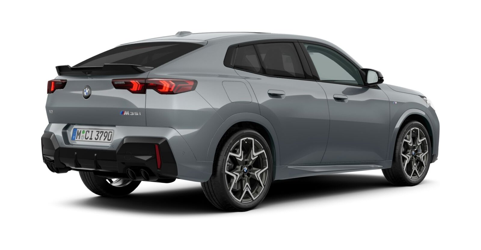 BMW BMW X in Grau von hinten