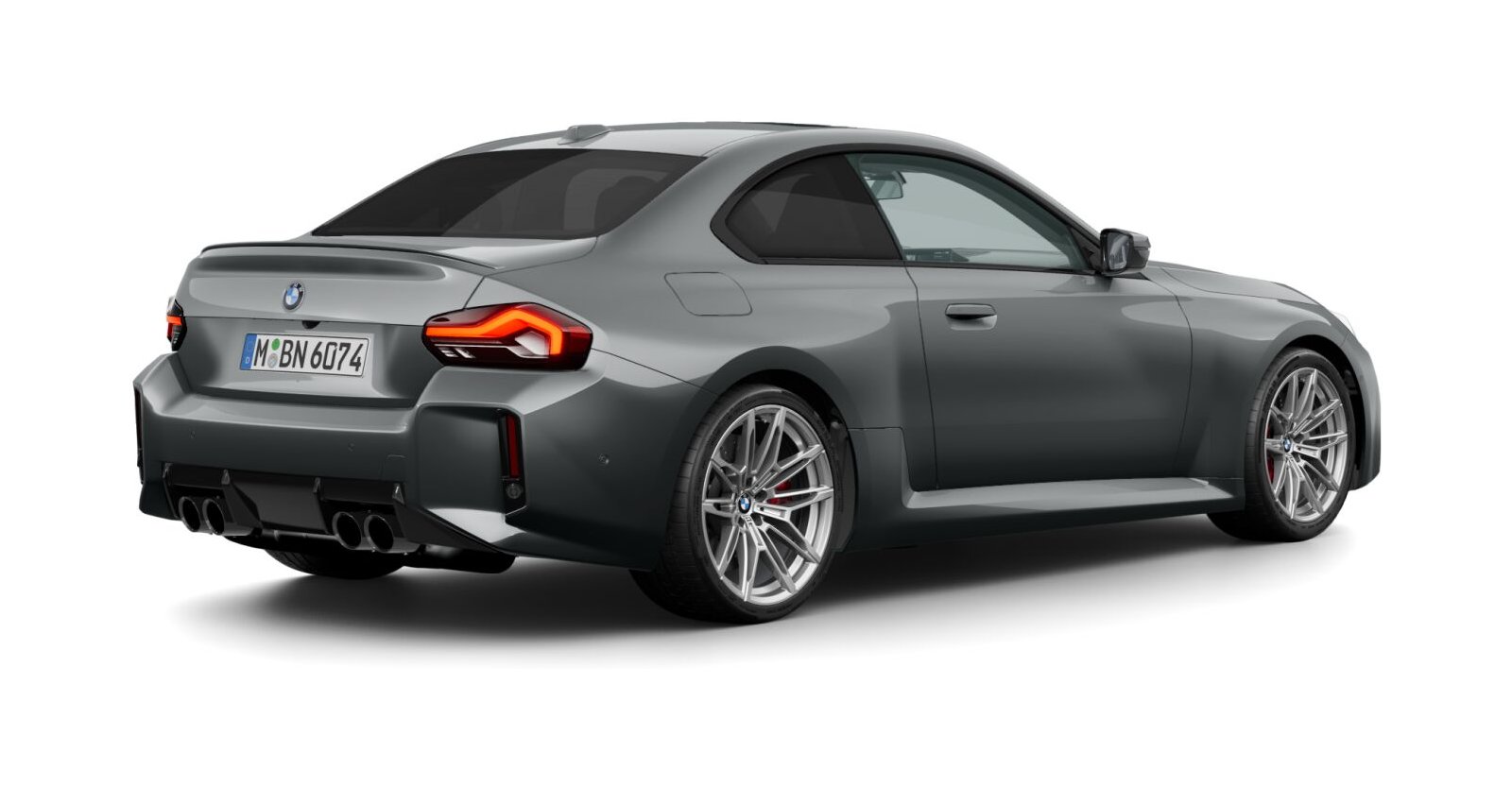 BMW BMW M in Grau von hinten