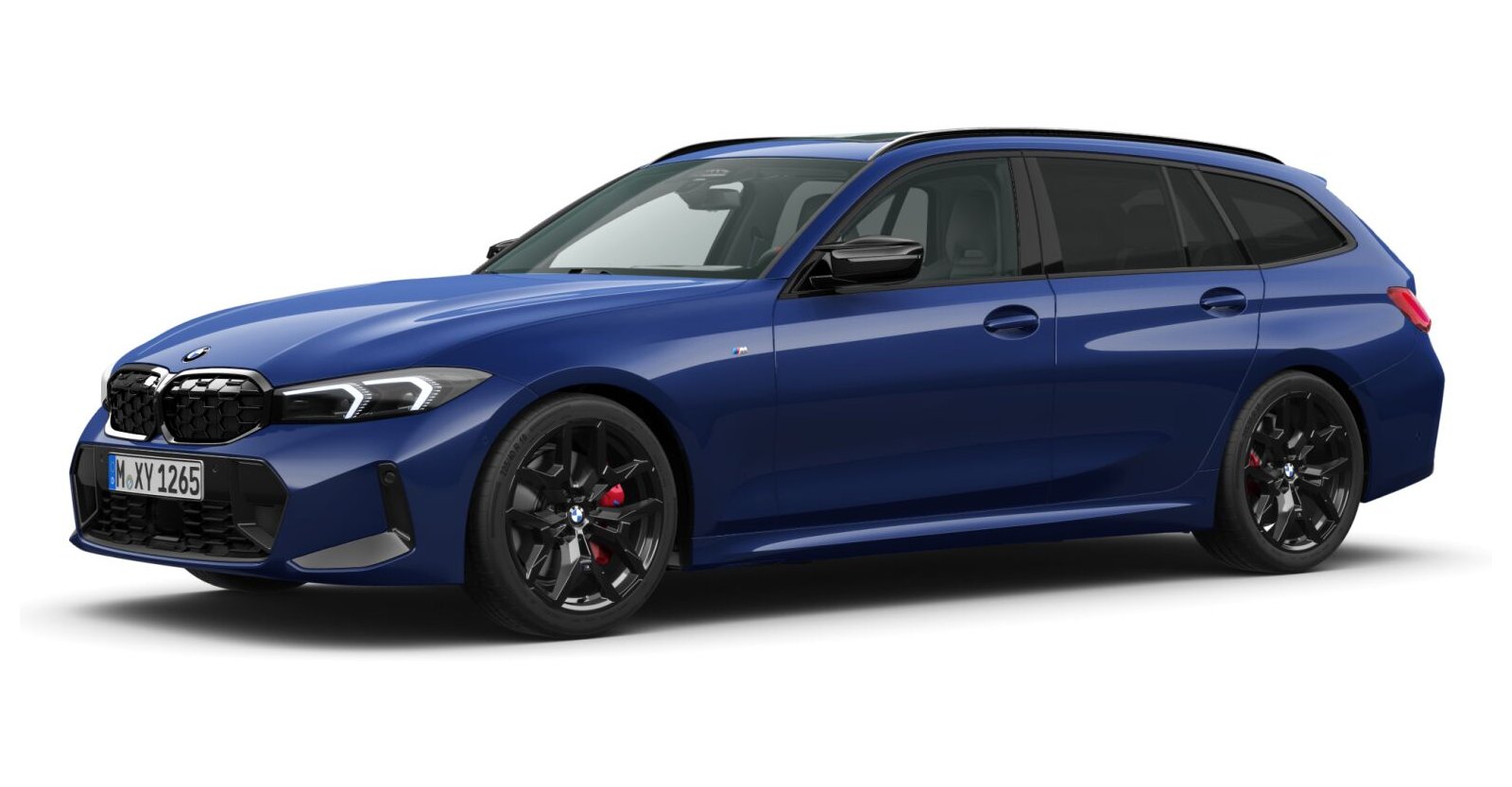 BMW BMW 3er in Blau von vorne