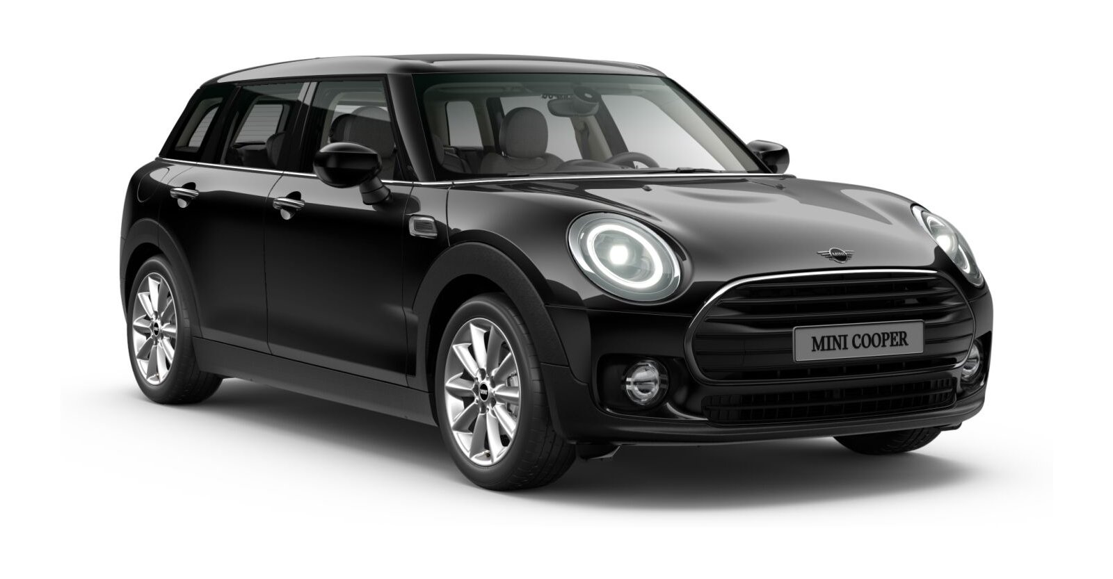 MINI Cooper Clubman in Schwarz von vorne MINI Cooper Clubman in Schwarz von vorne