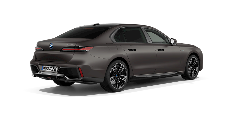 BMW BMW I in Grau von hinten