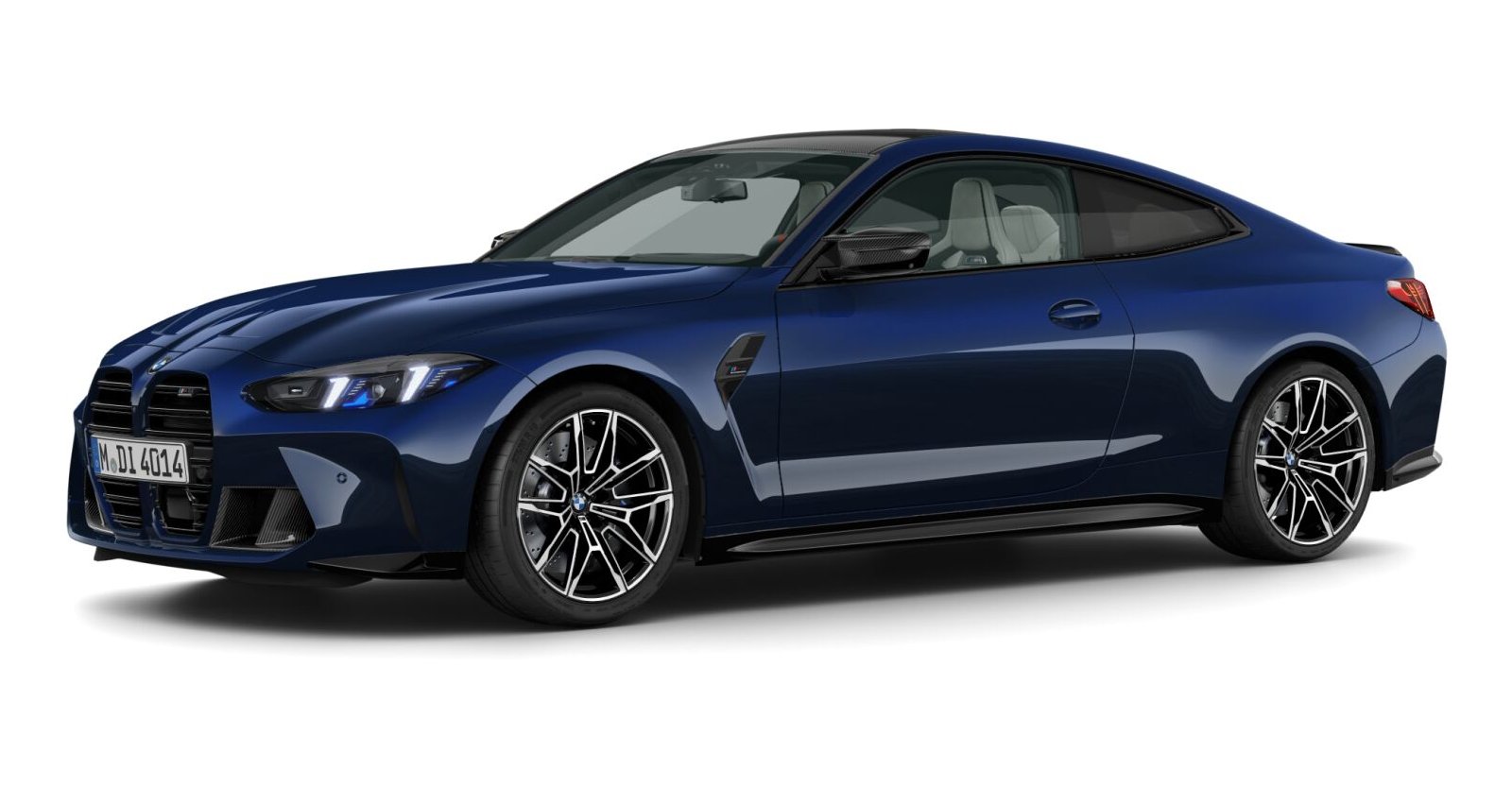 BMW BMW M in Blau von vorne BMW BMW M in Blau von vorne