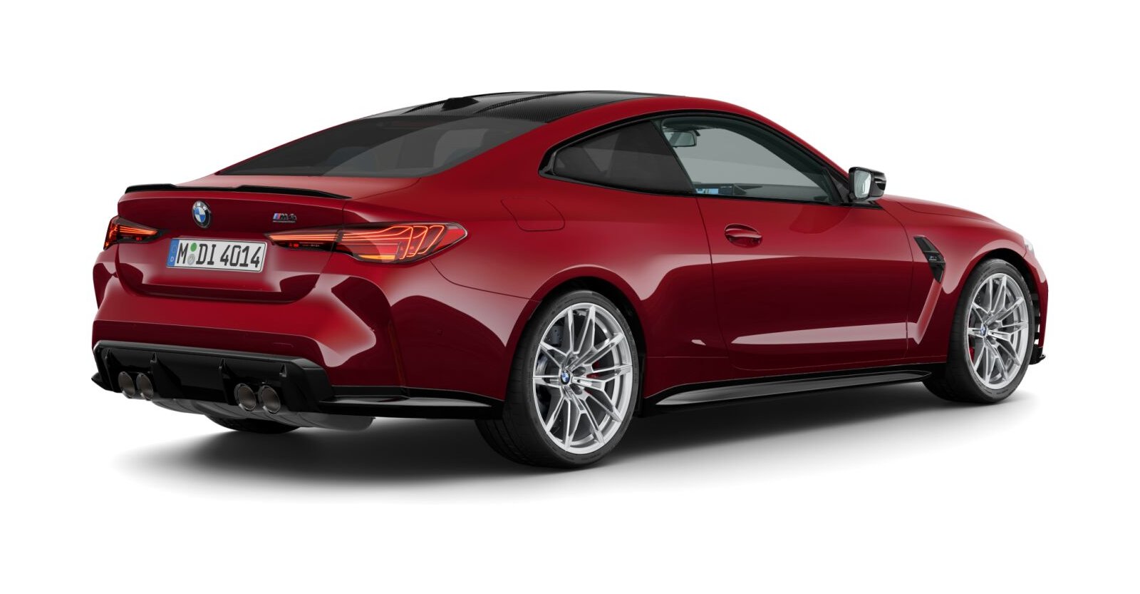 BMW BMW M in Rot von hinten