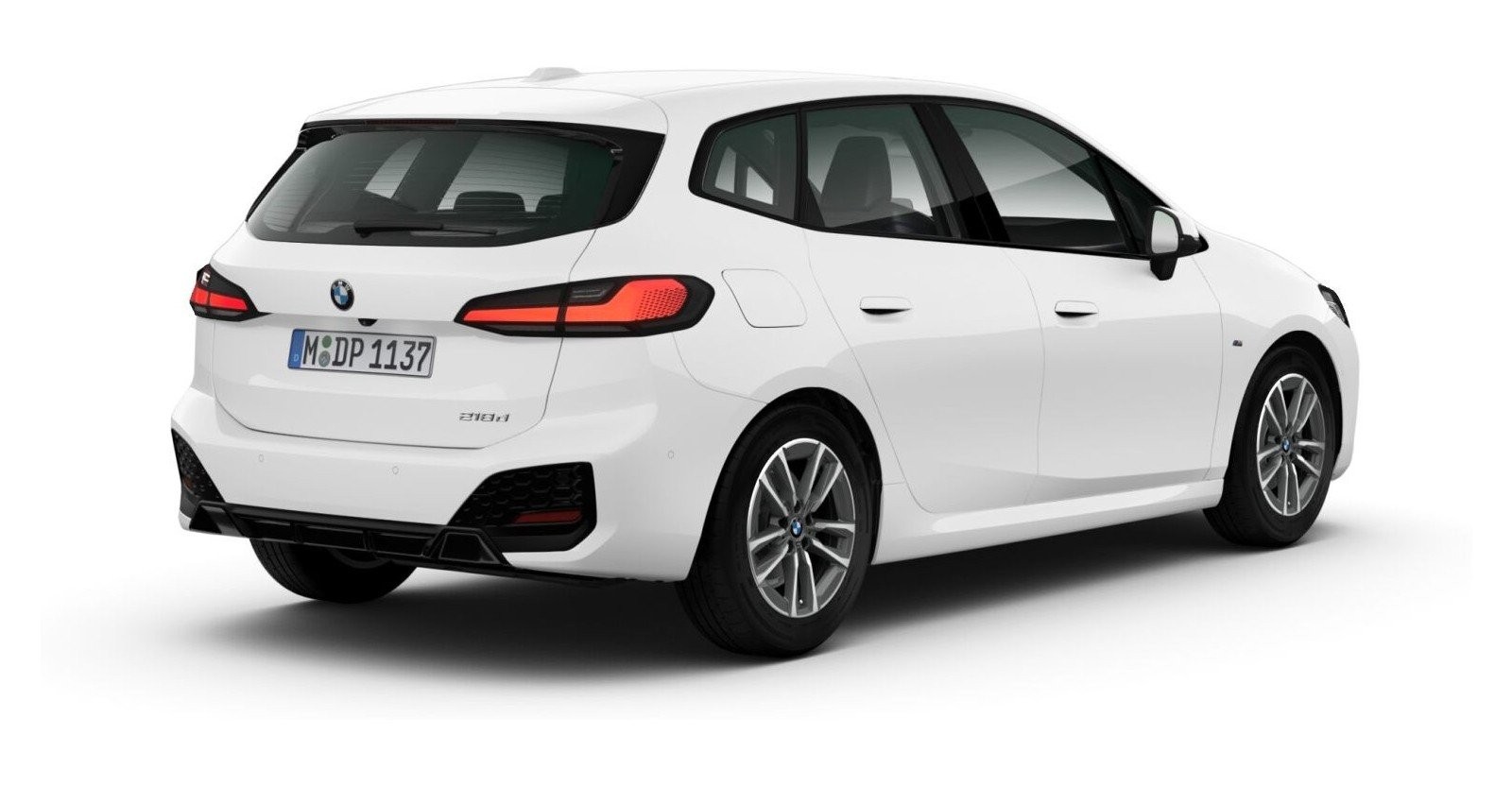 BMW BMW 2er in Weiß von hinten BMW BMW 2er in Weiß von hinten
