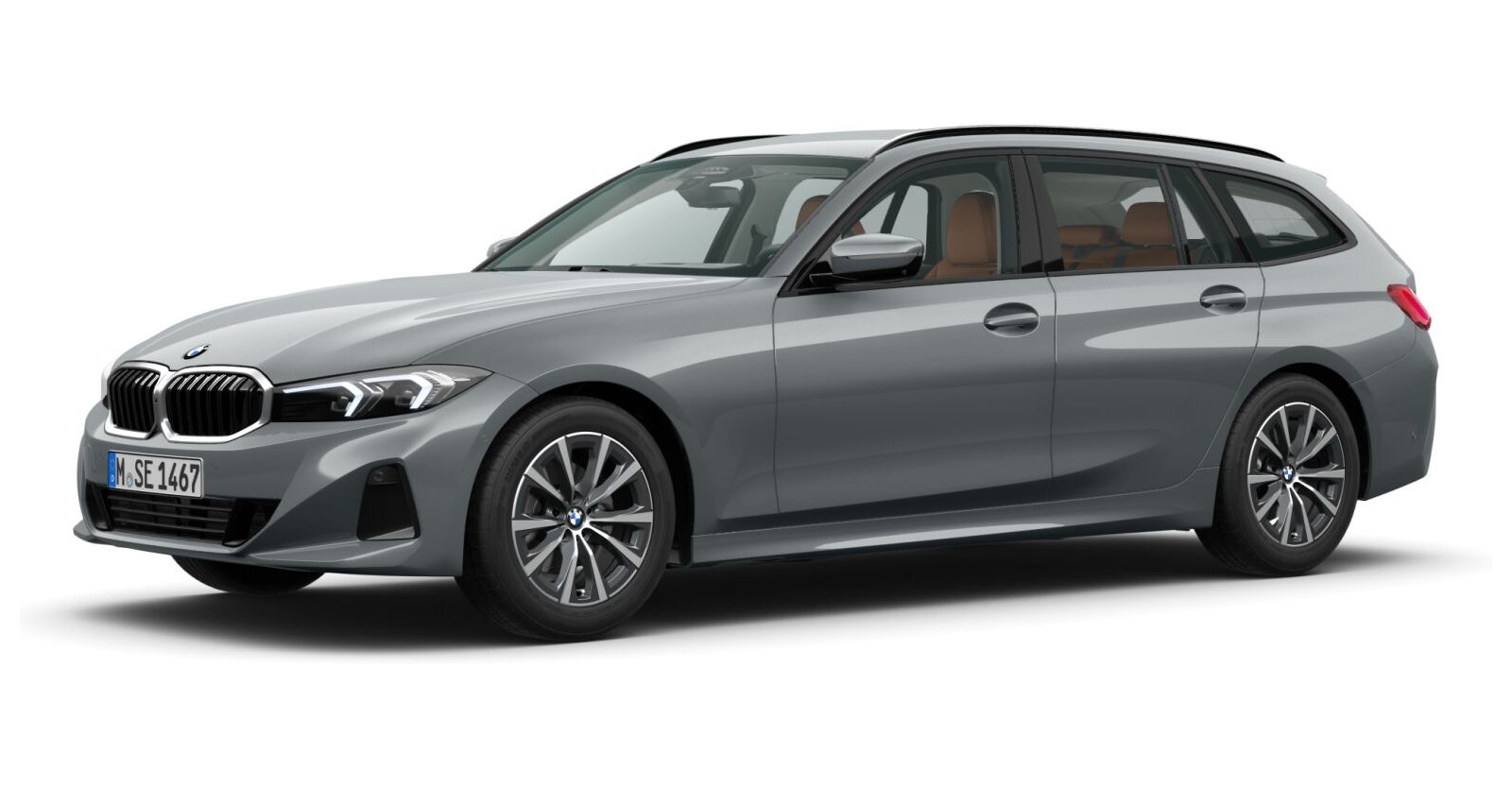 BMW BMW 3er in Grau von vorne BMW BMW 3er in Grau von vorne