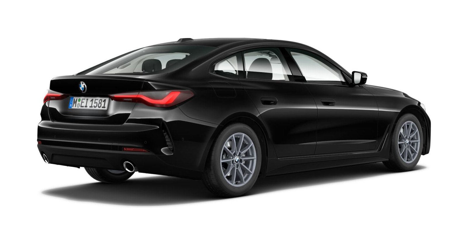 BMW BMW 4er in Schwarz von hinten BMW BMW 4er in Schwarz von hinten