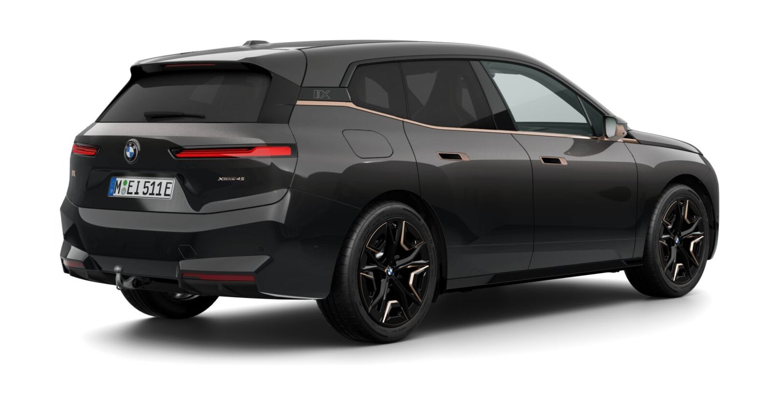 BMW BMW I in Grau von hinten