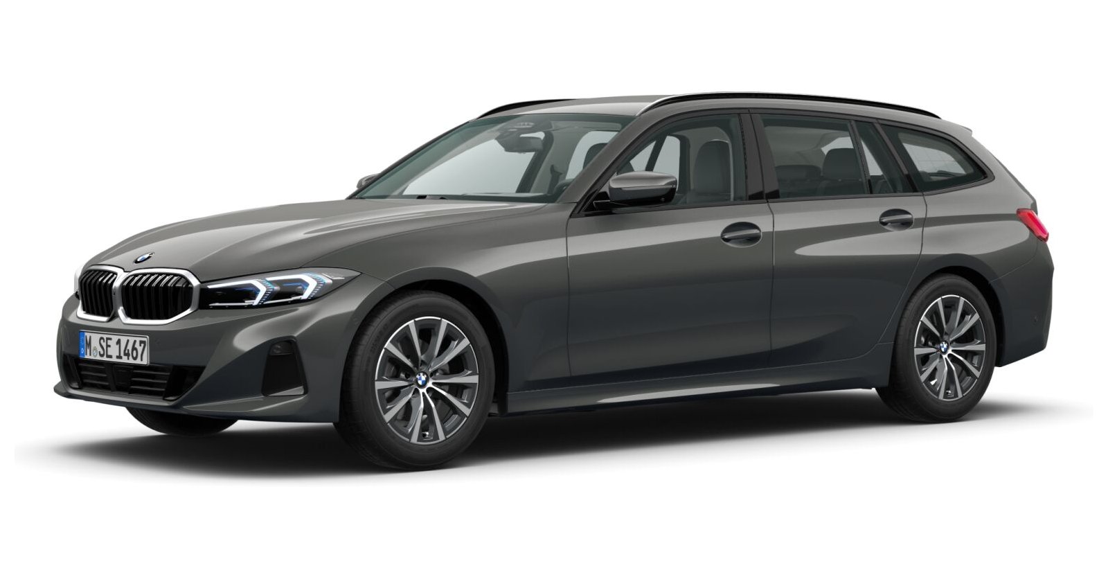 BMW BMW 3er in Grau von vorne