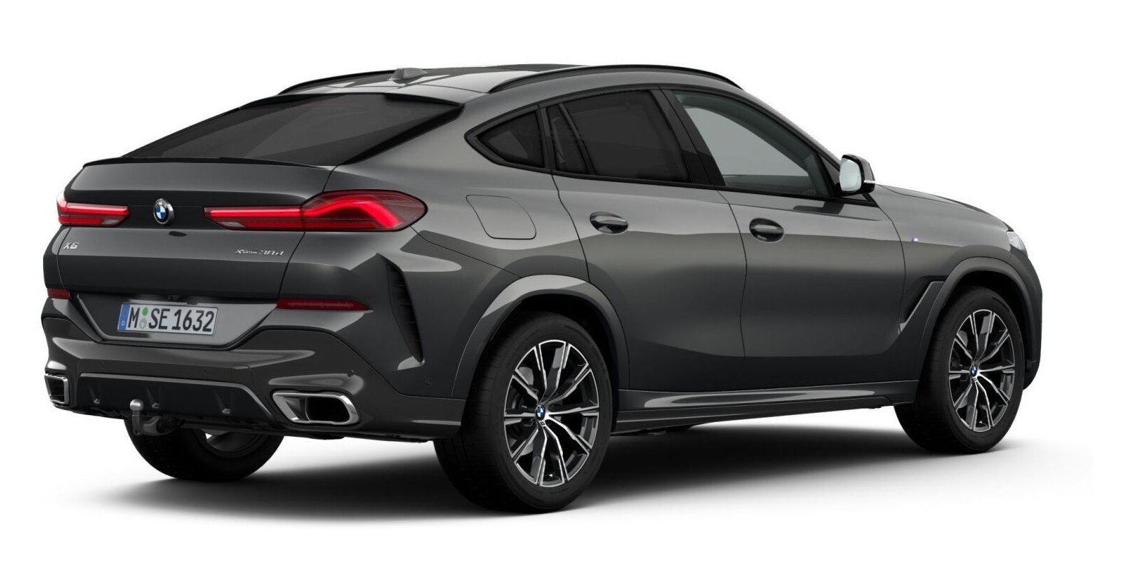 BMW BMW X in Grau von hinten BMW BMW X in Grau von hinten