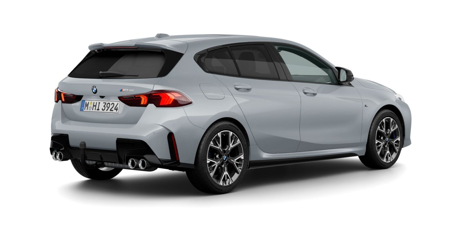 BMW BMW 1er in Grau von hinten