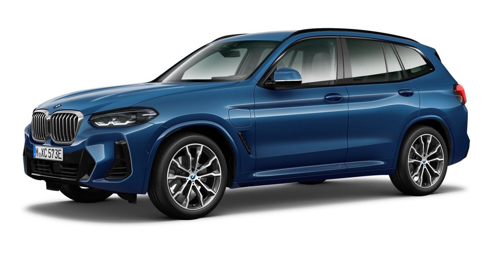 BMW BMW X in Blau von vorne BMW BMW X in Blau von vorne