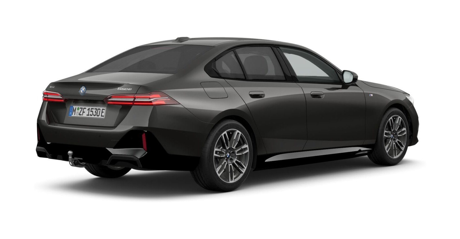 BMW BMW 5er in Grau von hinten