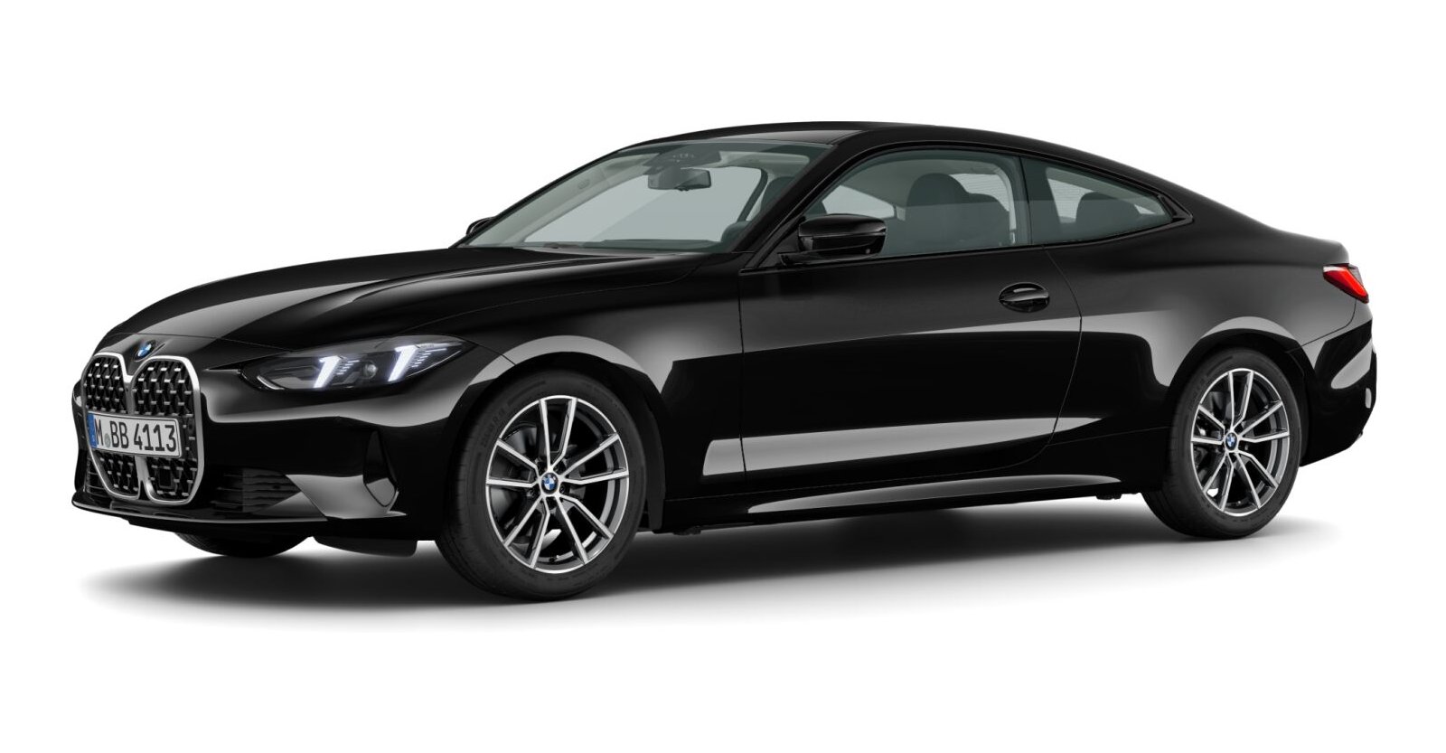 BMW BMW 4er in Schwarz von vorne