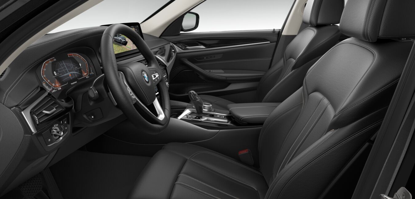 BMW BMW 5er im Innenraum seitlich BMW BMW 5er im Innenraum seitlich