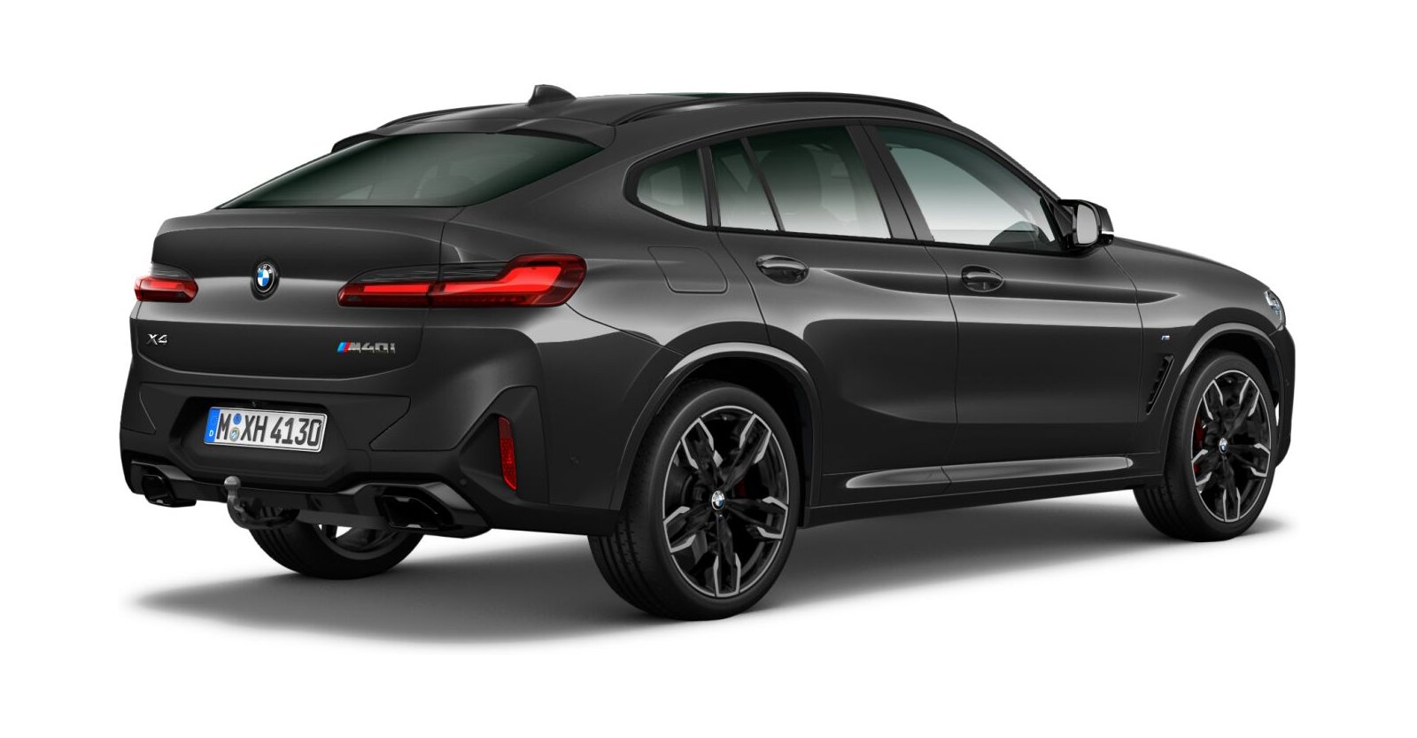 BMW BMW X in Grau von hinten
