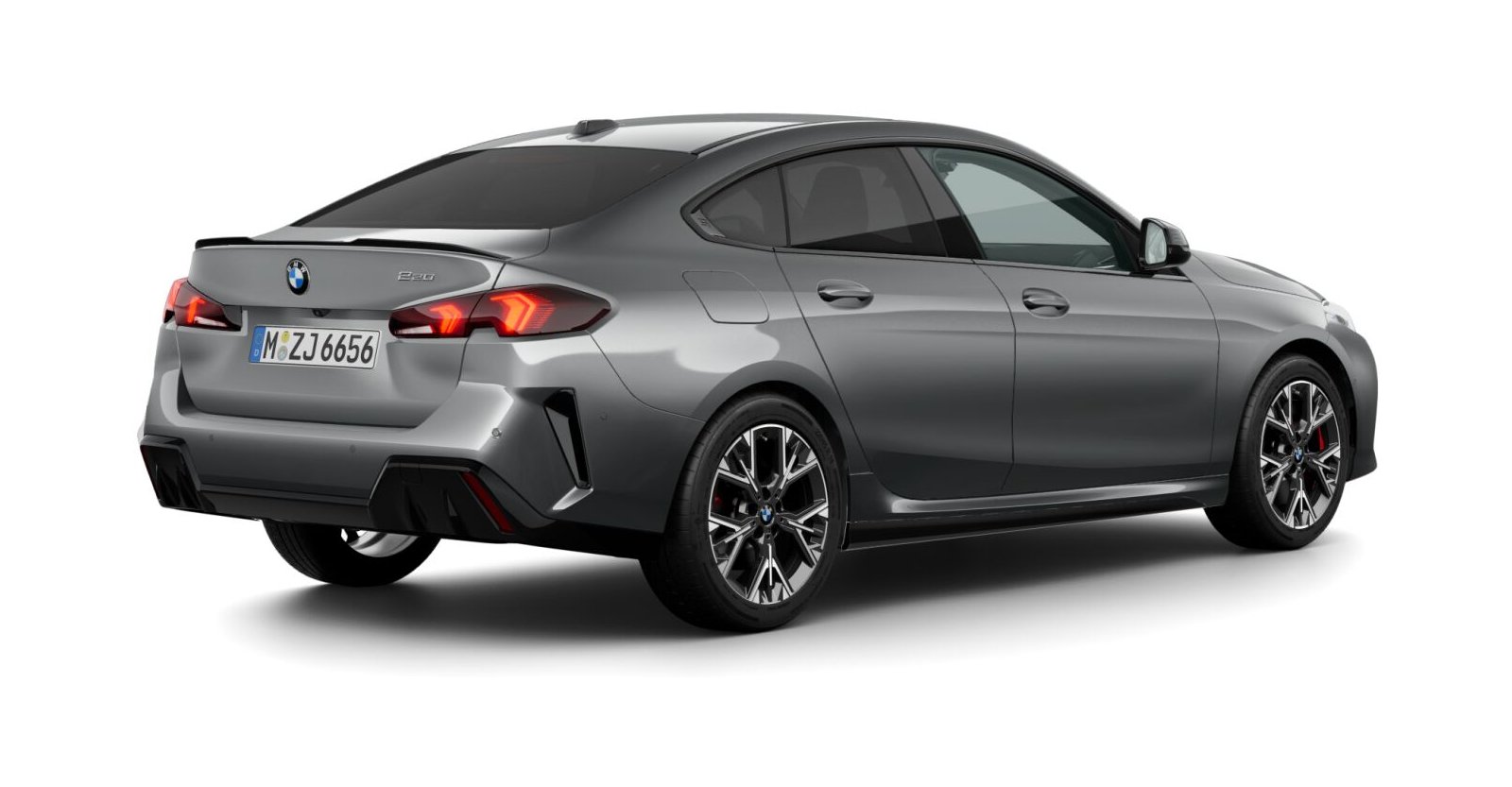 BMW BMW 2er in Grau von hinten