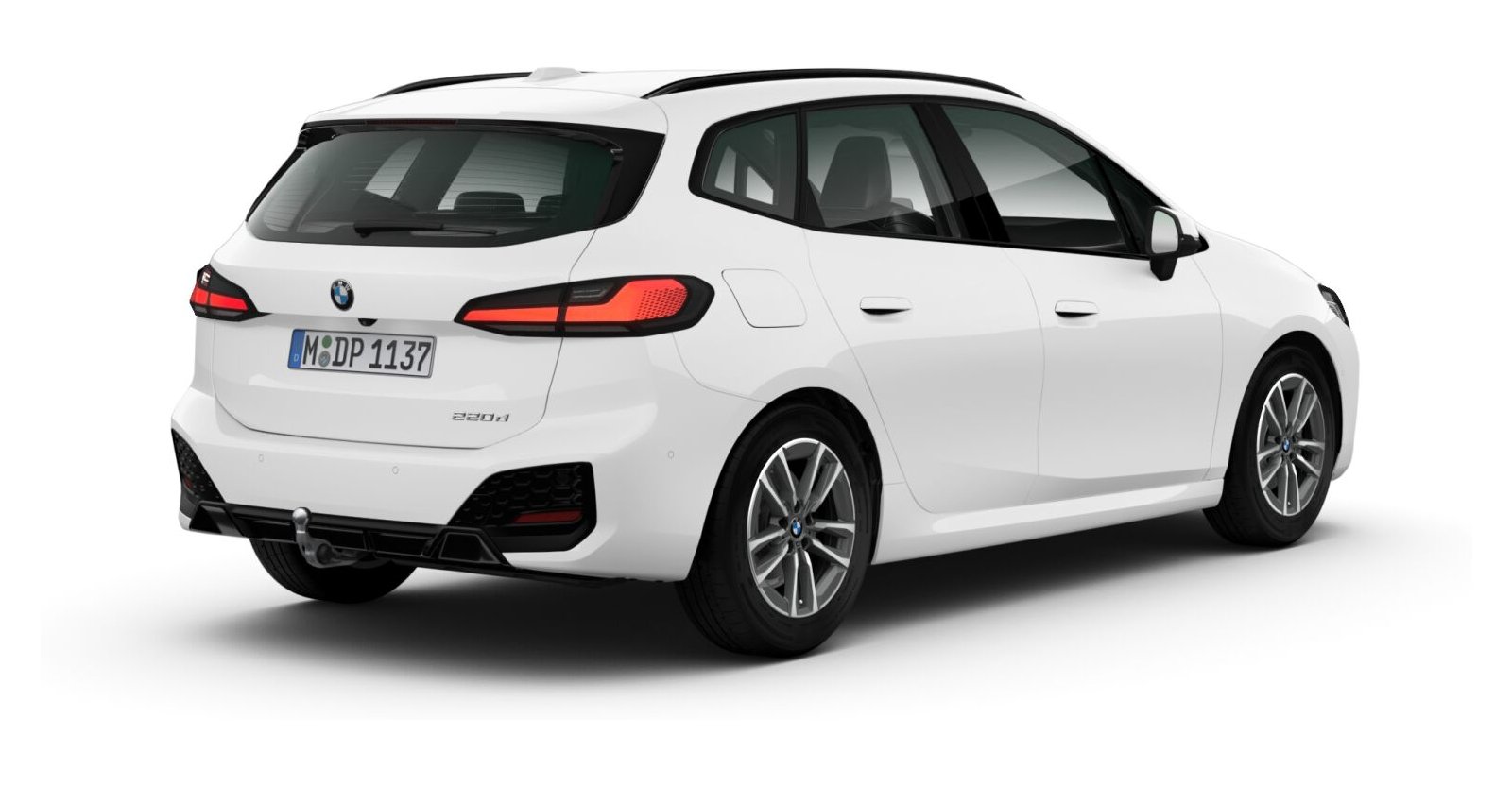 BMW BMW 2er in Weiß von hinten BMW BMW 2er in Weiß von hinten