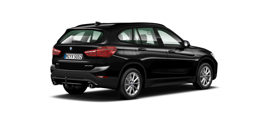 BMW BMW X in Schwarz von hinten BMW BMW X in Schwarz von hinten
