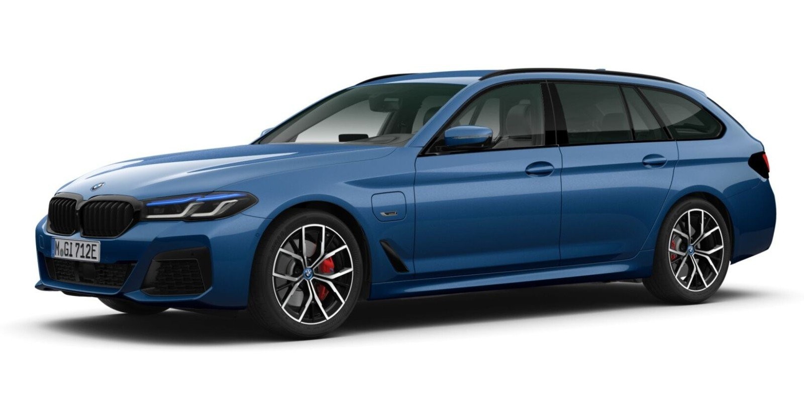 BMW BMW 5er in Blau von vorne BMW BMW 5er in Blau von vorne