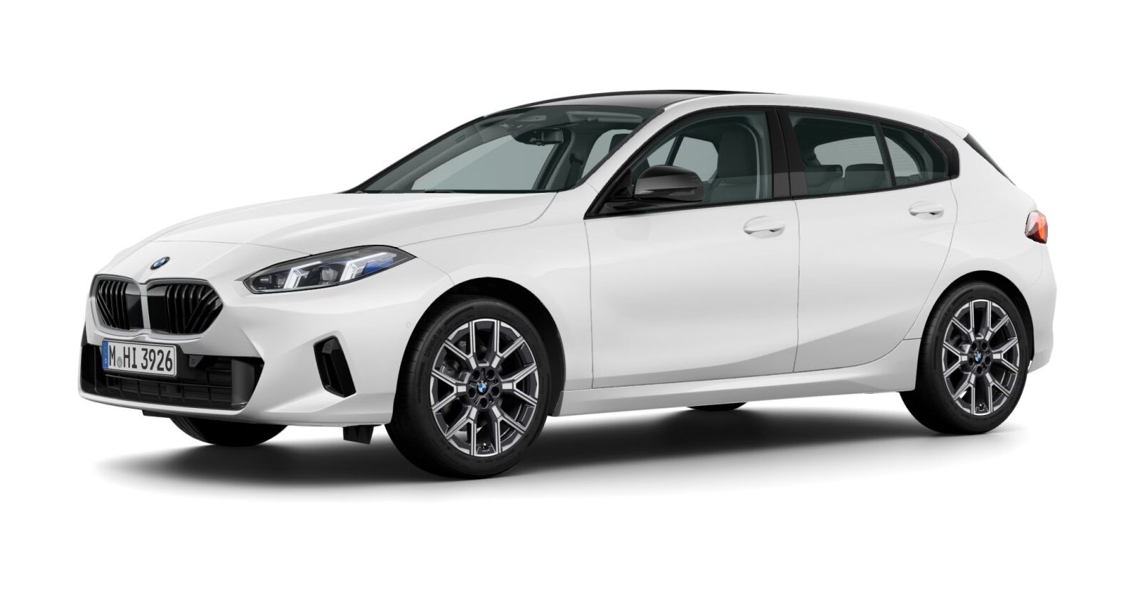 BMW BMW 1er in Weiß von vorne
