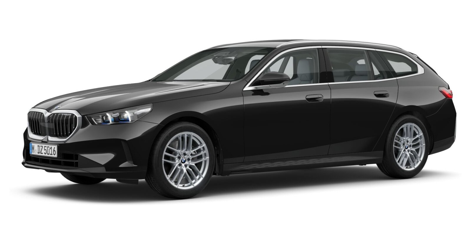 BMW BMW 5er in Schwarz von vorne BMW BMW 5er in Schwarz von vorne