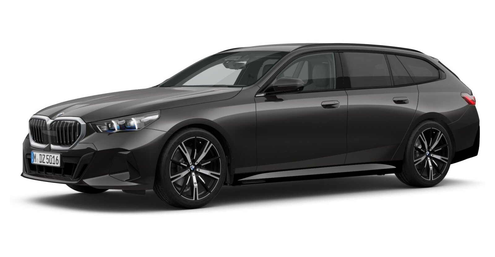 BMW 520d xDrive Touring in Grau von vorne BMW 520d xDrive Touring in Grau von vorne