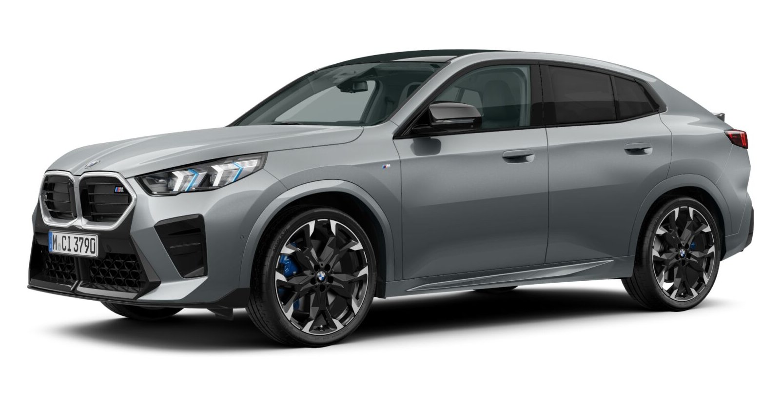 BMW X2 M35i xDrive in Grau von vorne BMW X2 M35i xDrive in Grau von vorne