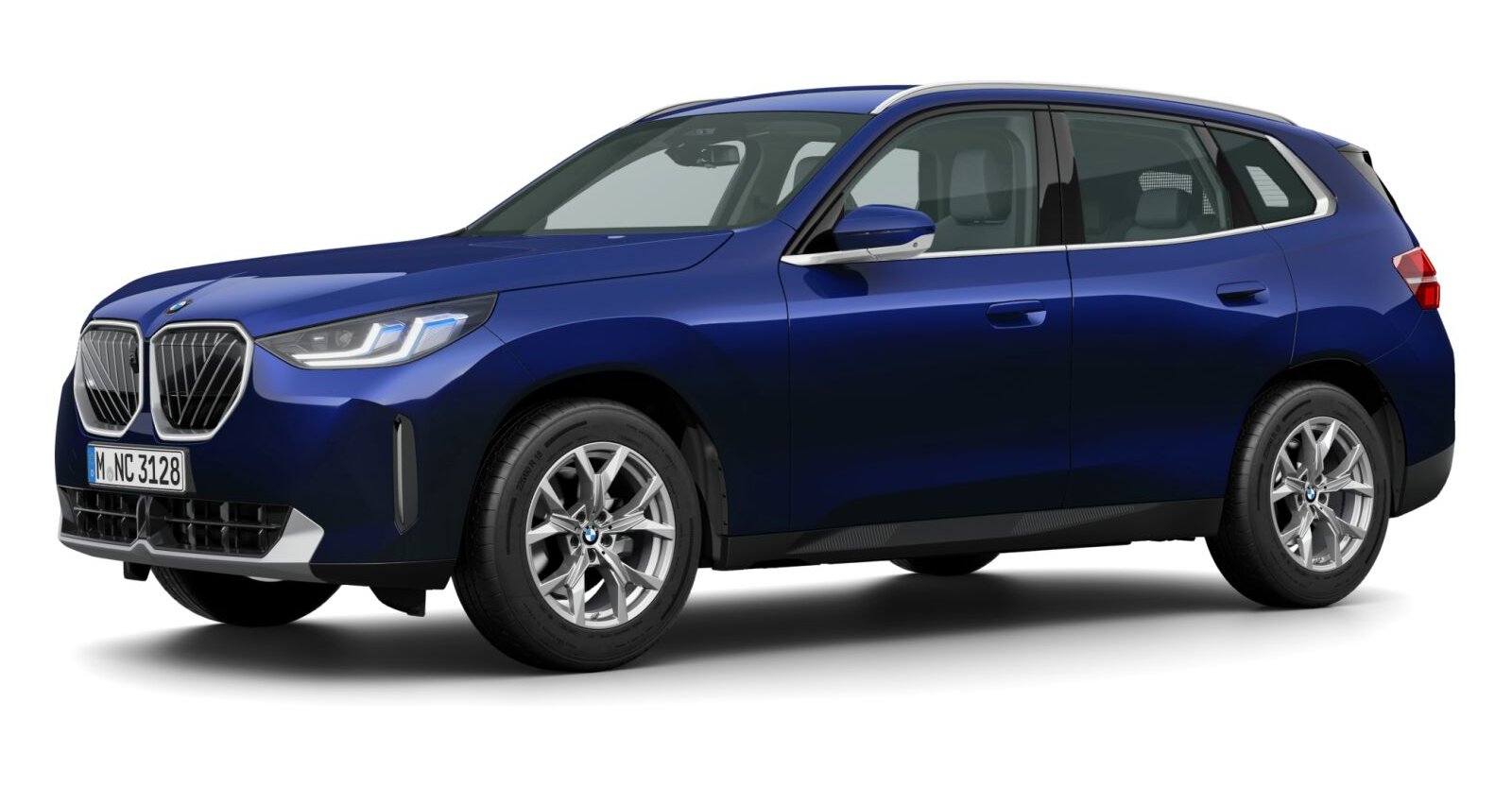 BMW BMW X in Blau von vorne BMW BMW X in Blau von vorne