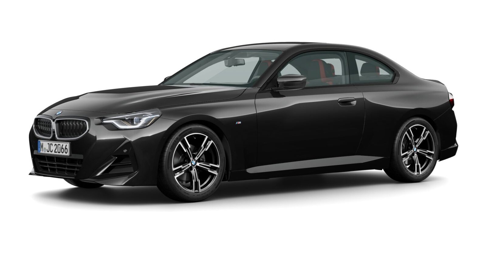 BMW BMW 2er in Schwarz von vorne BMW BMW 2er in Schwarz von vorne