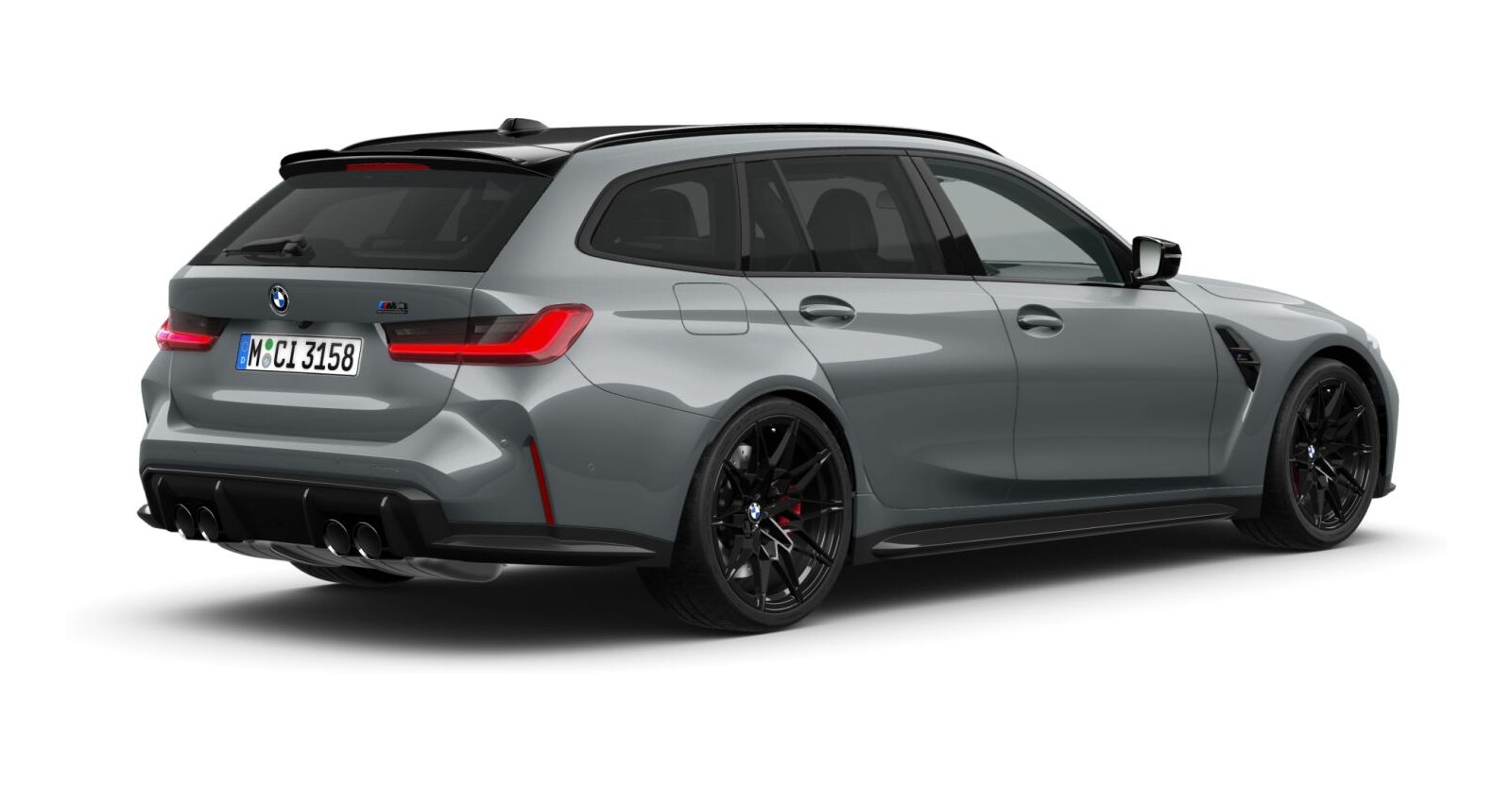 BMW BMW M in Grau von hinten