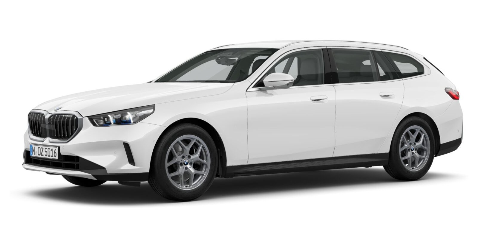 BMW BMW 5er in Weiß von vorne