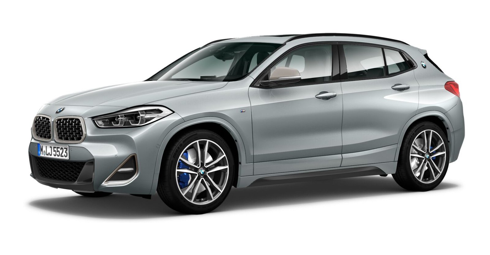 BMW X2 M35i in Grau von vorne BMW X2 M35i in Grau von vorne