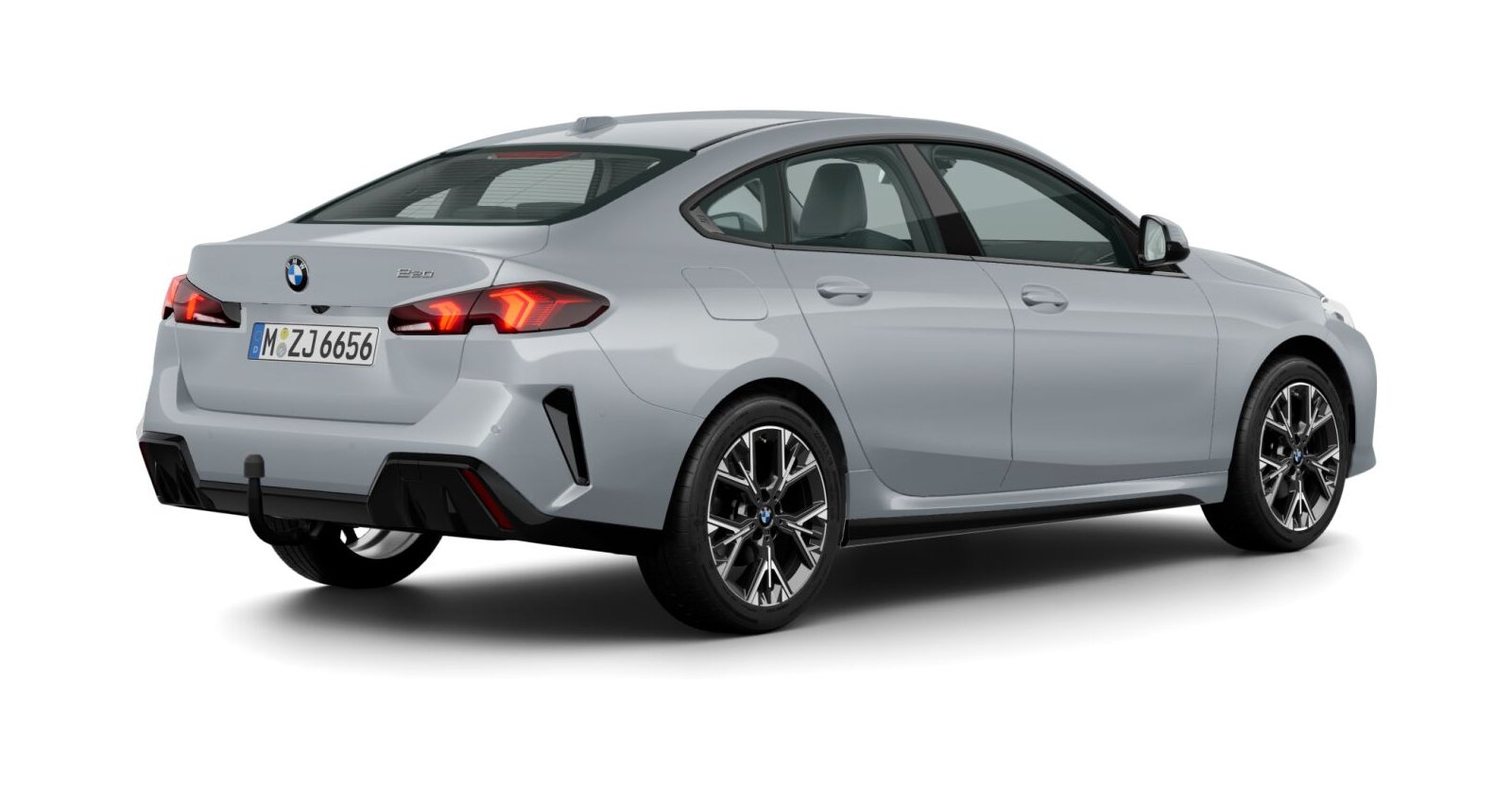 BMW BMW 2er in Grau von hinten