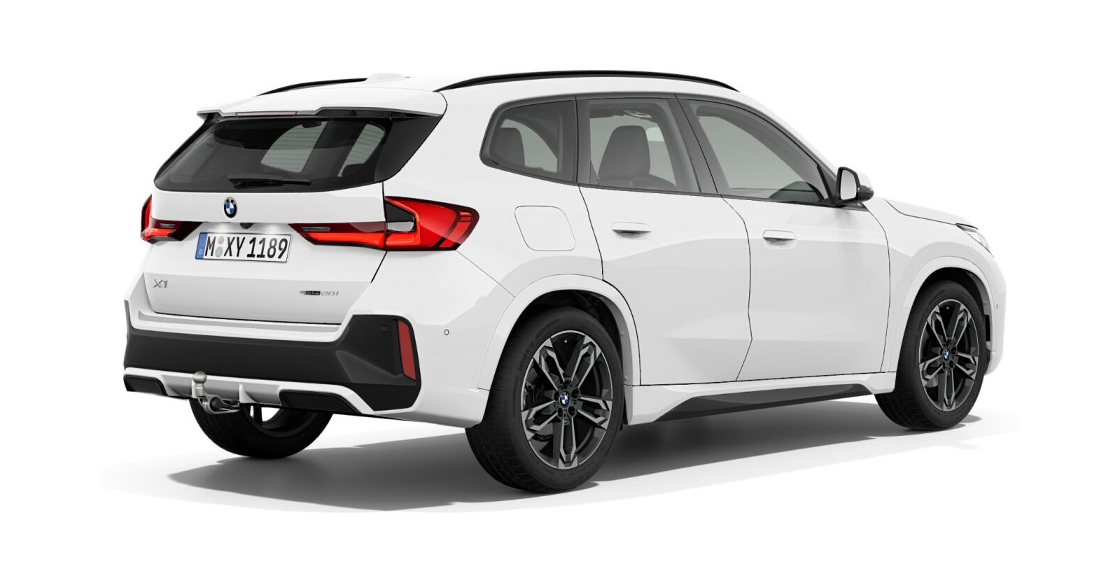 BMW BMW X in Weiß von hinten BMW BMW X in Weiß von hinten
